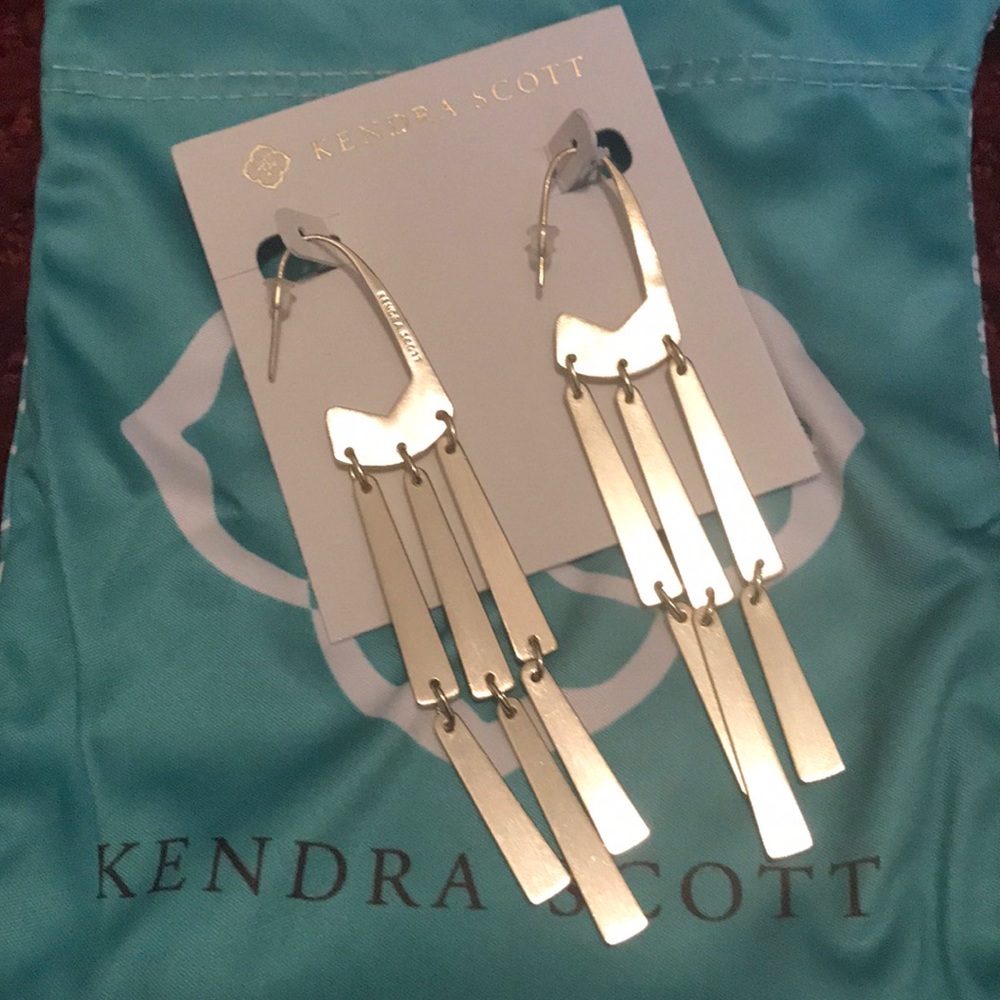 Kendra Scott gold earrings